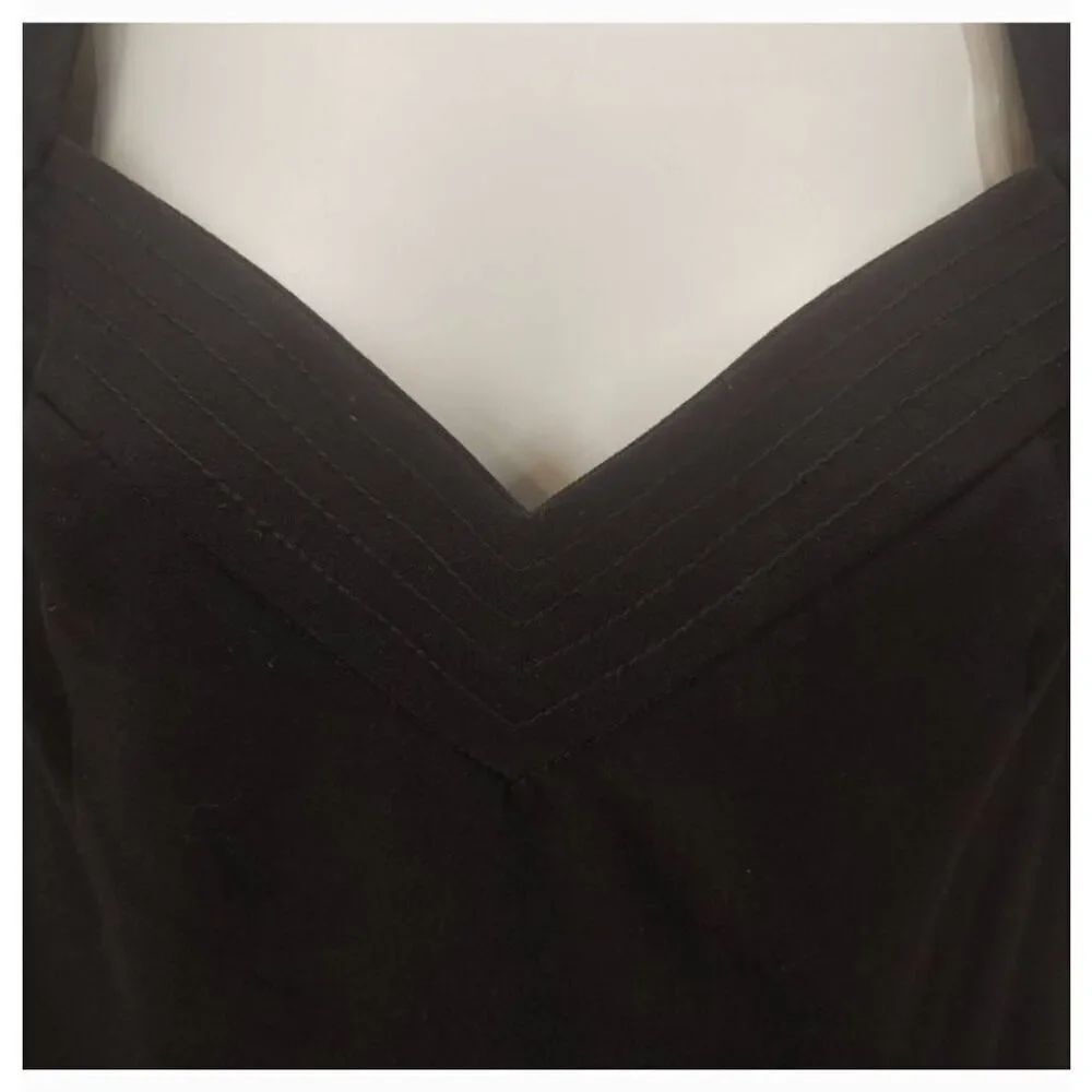 BCX Junior's Size 13 Black Cap Sleeve Dress - Picture 2 of 6